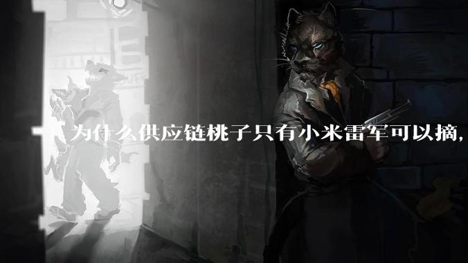 为什么供应链桃子只有小米雷军可以摘，其他人只能干瞪眼？
