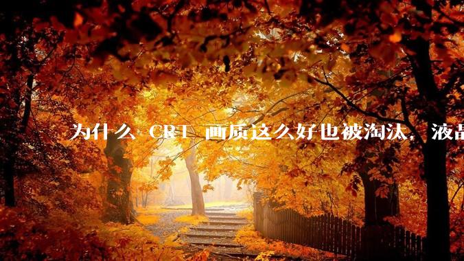 为什么 CRT 画质这么好也被淘汰，液晶反而发展的很好？